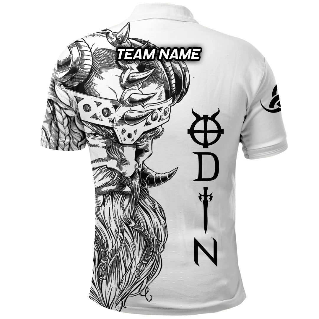 Individuell Dartshirt Wikinger - Odin Horn von Odin Tattoo Poloshirt VK8991 - Outfitsuche