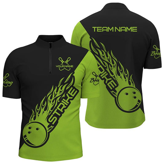 Individuell gestaltete Bowling-Shirts für Männer und Frauen, Bowling-Team-Shirts, Bowling Strike Grün - Outfitsuche